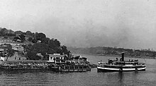 At Garden Island after wheelhouses attached Sydney ferry VAUCLUSE at Garden Island.jpg