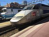 A TGV in Lyon Part-Dieu station