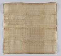 Textil de algodón y piña del siglo XIX en Cooper Hewitt, Smithsonian Design Museum