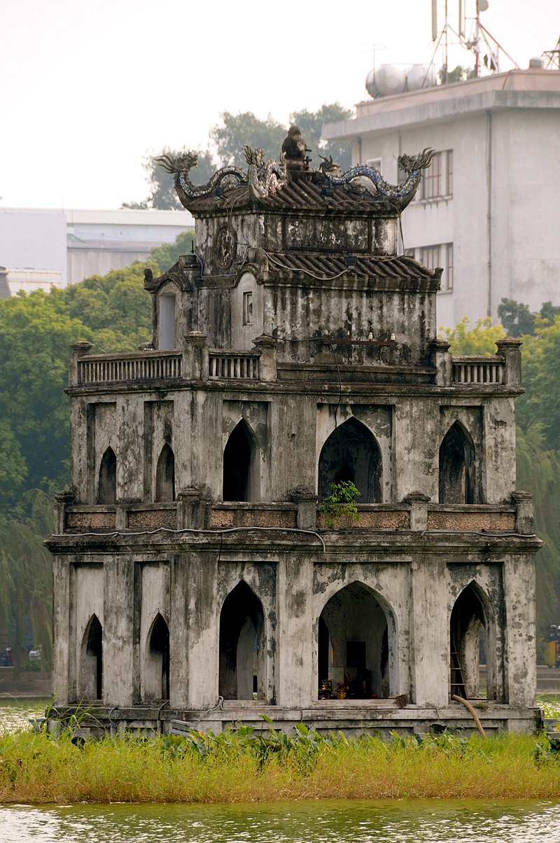 Turtle Tower is one of the most iconic landmarks in Hanoi, and seeing it in person is a must for any visitor. But have you ever wondered what it would be like to get a closer look at this beautiful structure? Click on the image to discover the intricate details of Turtle Tower up close and personal.