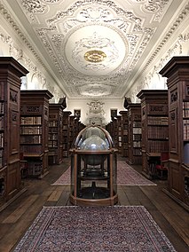 The Baroque Upper Library (feat. one of the C18 Senex globes) The Queen's College Upper Library.jpg