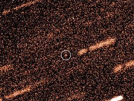 La VLT bildigas la tre malfortan Near-Earth Object 2009 FD.jpg