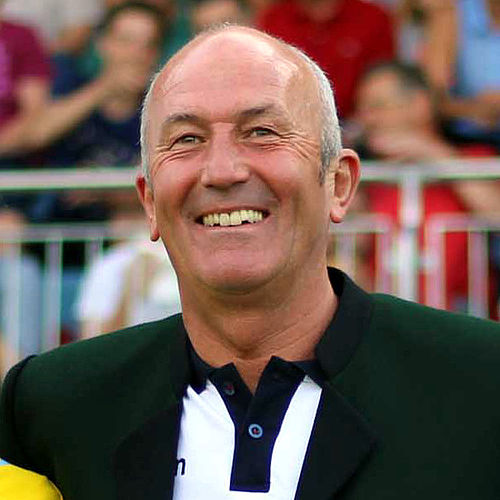 Pulis as Crystal Palace manager in 2014