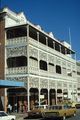 Buchanan's Hotel, Townsville, Queensland. Built 1902, demolished 1984. Three-tiered filigree in cast iron, wrought iron, timber and glass.