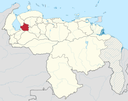 Trujillo in Venezuela (+claimed).svg
