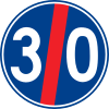 Turquie panneau de signalisation routière TT-41b-30.svg