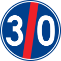 End of minimum speed