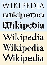 Vorschaubild für Geschichte der Typografie