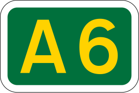 File:UK road A6.svg