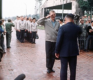 Operation Homecoming 1973 return of American POWs from North Vietnam at the end of the Vietnam War