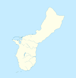 Asan (olika betydelser) på en karta över Guam