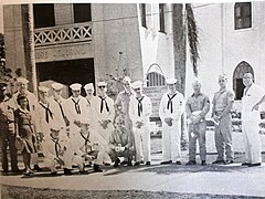 United States Navy personnel drop in at the main campus whenever a ship comes to the Port of Iloilo. USNavyvisitsCentral-1960s.JPG