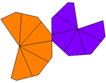 Unequal twisted hexagonal trapezohedron net.png