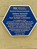 Thumbnail for File:Unilever Port Sunlight blue plaque.jpg