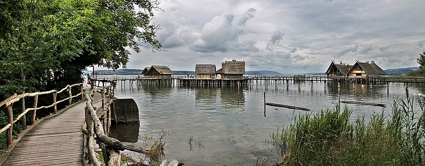 Pfahlbaumuseum Unteruhldingen on Lake Constance