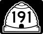 State Route 191 işaretçisi
