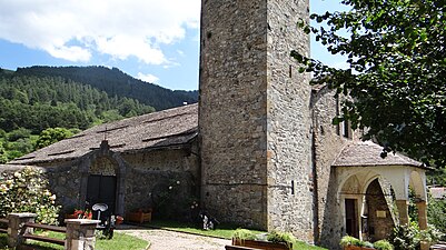 Façade et côté nord de l'église