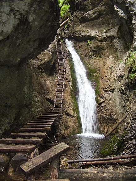 One of the waterfalls in the National Park