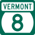 Značka Vermont Route 8