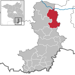 Kaart van Vetschau/Spreewald