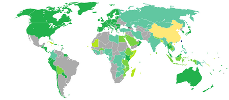 Visa requirements for Taiwanese citizens Visa requirements for Taiwanese citizens.png