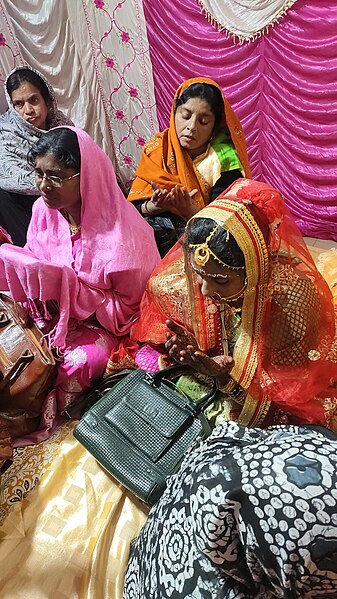 File:Visually challenged Muslim boy Nikah rituals 20.jpg