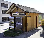 Illnau train station, toilet building