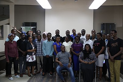 Wikimedia 2030 Strategy Salon Group photo in Dar es Salaam Tanzania