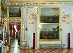 The Canaletto Room shows the paintings by Bernardo Bellotto in a historic 18th century gallery setting.