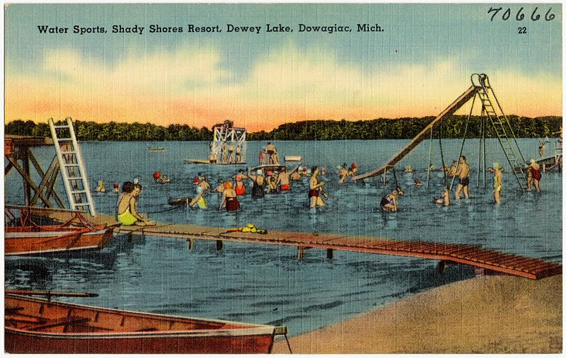 File:Water sports, Shady Shores Resort, Dewey Lake, Dowagiac, Mich (70666).jpg