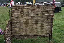 Wattle panel Wattle hurdle.JPG