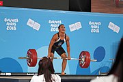 Deutsch: Gewichtheben bei den Olympischen Jugendspielen 2018; Tag 2, 10. Oktober 2018; Jungen 62 kg English: Weightlifting at the 2018 Summer Youth Olympics at 8 October 2018 – Boys' 62 kg