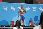 Deutsch: Gewichtheben bei den Olympischen Jugendspielen 2018; Tag 2, 10. Oktober 2018; Jungen 62 kg English: Weightlifting at the 2018 Summer Youth Olympics at 8 October 2018 – Boys' 62 kg