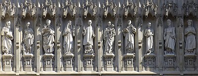 The 20th-century Christian martyrs, Westminster Abbey Westminster Abbey - Martyrer des 20. Jahrhunderts.jpg