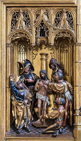 File:Wien Deutschordenskirche Flügelaltar Geißelung 01.jpg