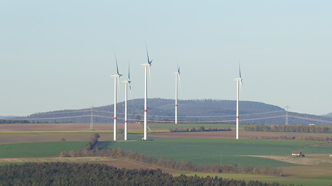 Windräder nördlich Hesslar