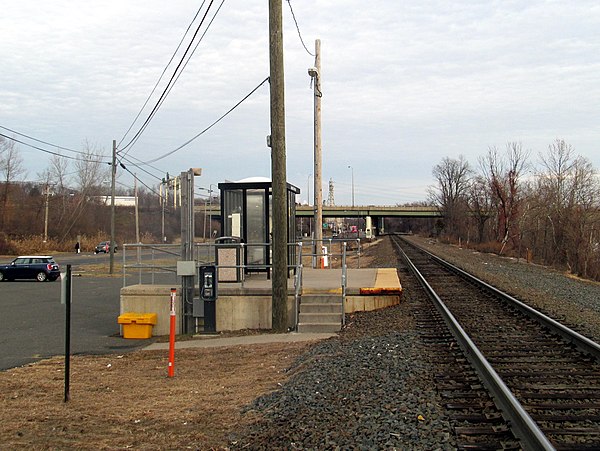 Windsor Locks station in January 2015