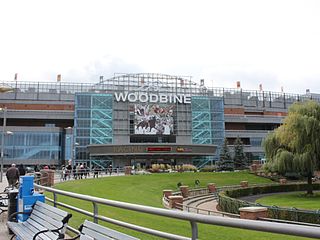 Woodbine Racetrack Canadian casino and horse racing track