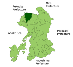 Localização de Yamaga