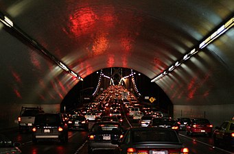 Westbound night traffic (2008)