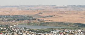 Vista da fortaleza de Gulistan