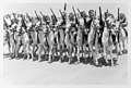 'Coronation' of King Abdullah in Amman on May 25, '46. Cavalry of the Arab Legion in march past parade LOC matpc.22549.jpg