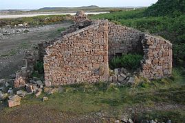 Les carrières sur l'île Aganton