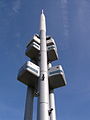 Torre della televisione Žižkov di Václav Aulický, Praga - Repubblica Ceca, 1992