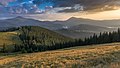 * Nomination Chornohora ridge in sunset light, Carpathian mountains, Ukraine --Estolyarov 12:47, 29 November 2018 (UTC) * Promotion  Support Good quality. Some more metadata would be fine. --Ermell 14:20, 29 November 2018 (UTC)