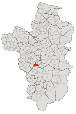 Subdistrict location in Ubon Ratchathani province