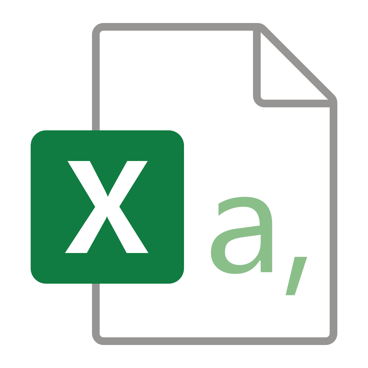 excel csv icon