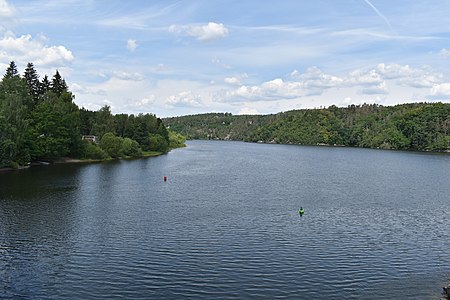 Réservoir de Hracholusky, près de Čerňovice.