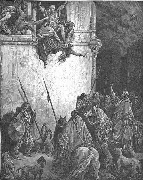 The Death of Jezebel by Gustave Doré