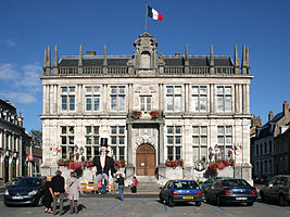 The city hall of Bergues.